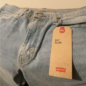 Levi's Slim Blue Jeans with Timeless Style